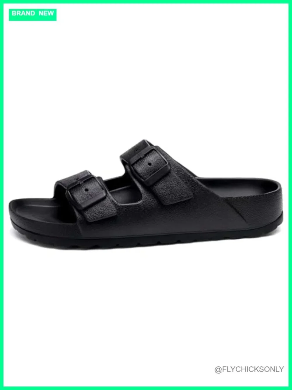Arch Support EVA Slide Sandals with Adjustable Buckle Straps